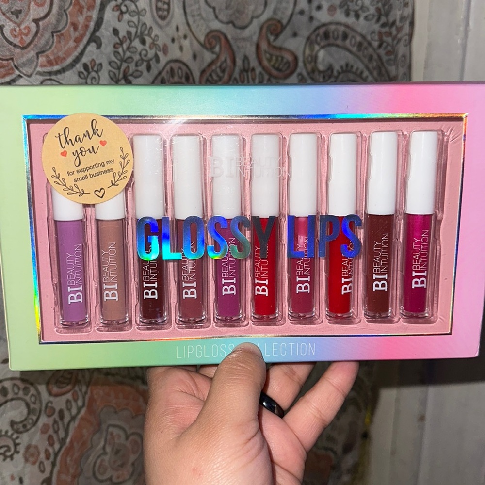 Glossy lips